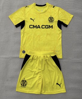 26-27 Marseille Yellow GoalKeeper Adult Suit