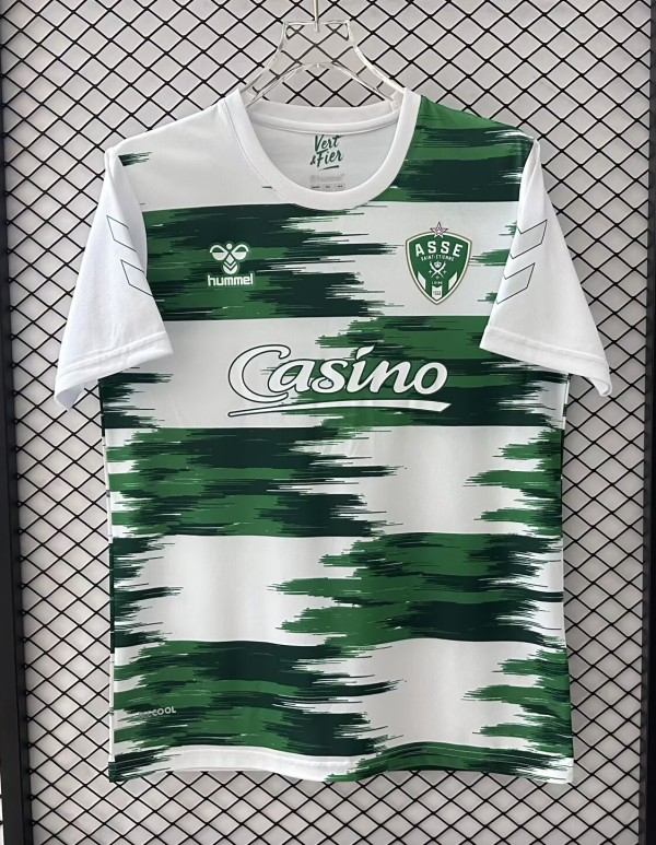 26-27 Saint Etienne Green White Special Edition Fans Soccer Jersey
