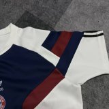 26-27 Bayern Red Blue Short sleeves Loose And Thickened Hoody