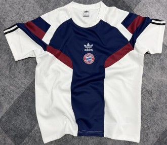 26-27 Bayern Red Blue Short sleeves Loose And Thickened Hoody