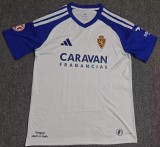 26-27 Zaragoza Home Fans Soccer Jersey