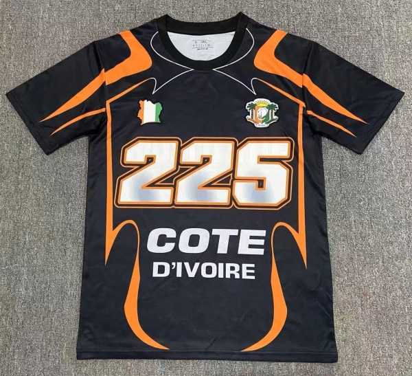 26-27 Cote d'Ivoire Black Special Edition Fans Soccer Jersey
