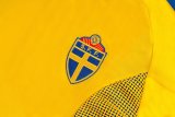 2002 Sweden Home Retro Soccer Jersey