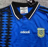 1994 Argentina Away Long sleeves Retro Kids Soccer Jersey