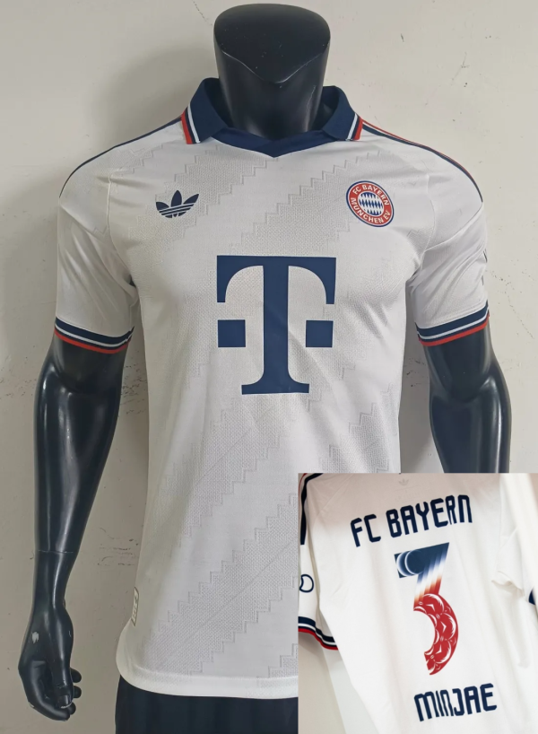 26-27 Bayern Away Print Special Edition Font Player Version Soccer Jersey (印特别版字体)