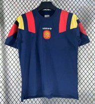 2026 Spain Deep Blue Cotton T-shirt 2026 Spain Deep Blue Cotton T-shirt