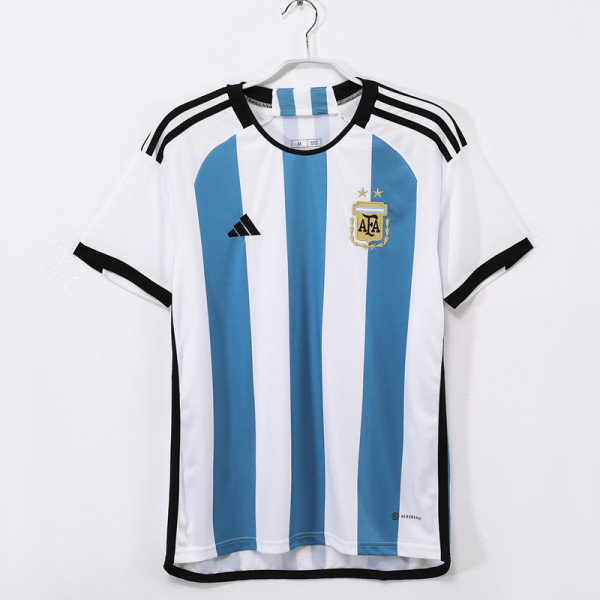 2022 Argentina Home Fans Two Star Version Soccer Jersey（2颗星）