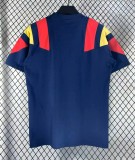 2026 Spain Deep Blue  Cotton T-shirt