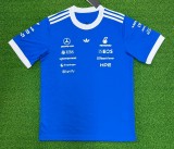 2026 Mercedes New Pattern Heat Transfer Printing Short Sleeve Racing Suit
