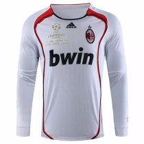 2006-2007 ACM Away White Long Sleeve Retro Soccer Jersey(带决赛小字)