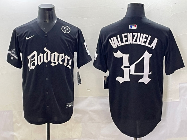 2025 MLB Los Angeles Dodgers New Pattern Jersey