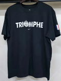 25-26 PSG Black High Quality Casual T-Shirt #圆领