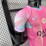 25-26 PSG Pink Special Edition Player Version Soccer Jersey 1:1 Thai Quality