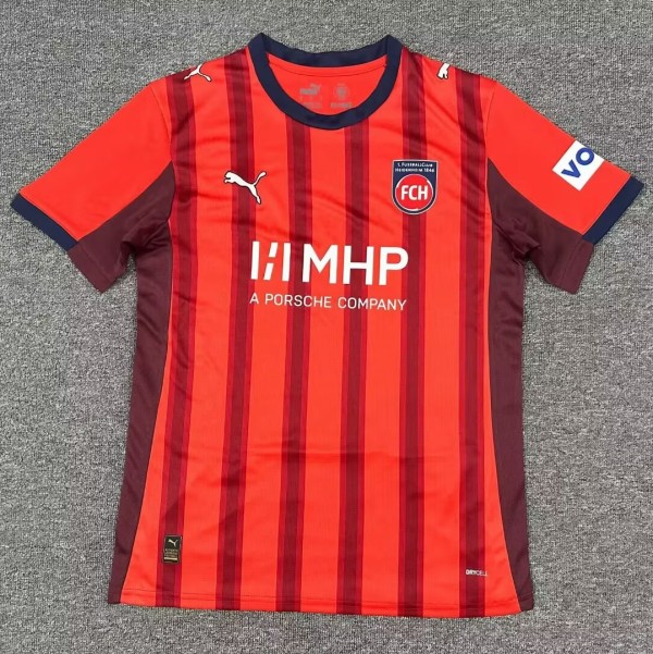 25-26 Heidenheim Home Fans Soccer Jersey