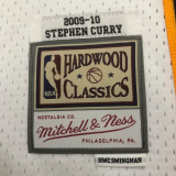 2009-10 WARRIORS CURRY #30 White Retro Top Quality Hot Pressing NBA Jersey