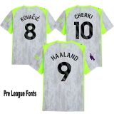 25-26 Man City Third Long Sleeve Fans Soccer Jersey