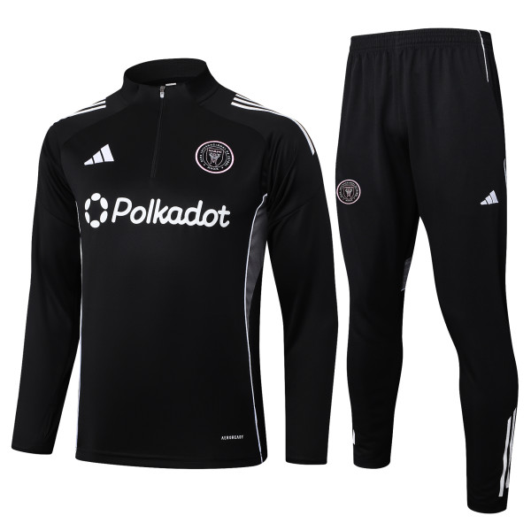 25-26 Inter Miami High Quality Half Pull Tracksuit
