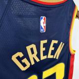 24-25 WARRIORS GREEN #23 Royal blue City Edition Top Quality Hot Pressing NBA Jersey
