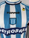 2002-2003 Racing Club Home Retro Soccer Jersey