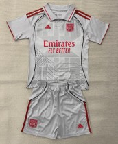 25-26 Lyon Third Kids Soccer Jersey