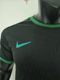 1998 Brazil Black Player Version Retro Soccer Jersey