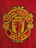 2004-2006 Man Utd Home Long Sleeve Retro Soccer Jersey
