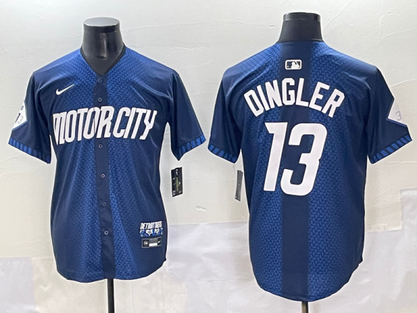 2025 MLB Detroit Tigers New Pattern Jersey