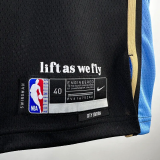 23-24 Hawks YOUNG #11 Black City Edition Top Quality Hot Pressing NBA Jersey