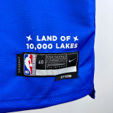 23-24 Timberwolves ANDERSON #1 Blue City Edition Top Quality Hot Pressing NBA Jersey