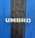 1997-1998 INT Home Long Sleeve Retro Soccer Jersey