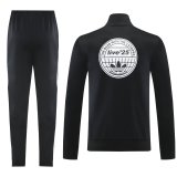 2025 AD Black Jacket Tracksuit 
