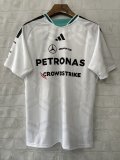 2026 F1 Benz New Pattern Short Sleeve Racing Suit