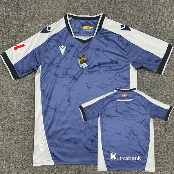 25-26 Real Sociedad Away Fans Soccer Jersey