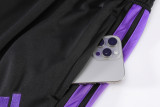 2026 AD Purple Half Pull Tracksuit 