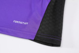 2026 AD Purple Kids Half Pull Tracksuit