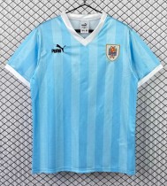 1990 Uruguay Home Retro Soccer Jersey