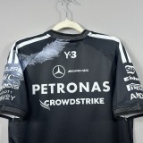 2026 F1 Benz New Pattern Short Sleeve Racing Suit