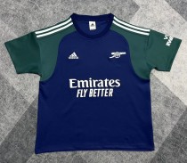 26-27 ARS Blue Short sleeves Loose And Thickened Hoody