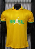 26-27 Brazil Yellow Casual Version Player Version Soccer Jersey