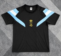 26-27 Argentina Black Short sleeves Loose And Thickened Hoody 26-27 Argentina Black Short sleeves Loose And Thickened Hoody