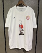 26-27 Bayern White High Quality Casual T-Shirt