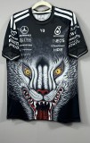 2026 F1 Benz New Pattern Short Sleeve Racing Suit