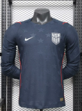2026 World Cup USA Away Long Sleeve Player Version Soccer Jersey*长袖球员