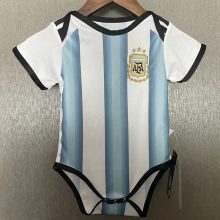 2026 World Cup Argentina Home Baby Infant Crawl Suit