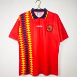 1994 Spain Home Red Retro Soccer Jersey