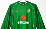 2002 Northern Ireland Home Long sleeves Retro Soccer Jersey