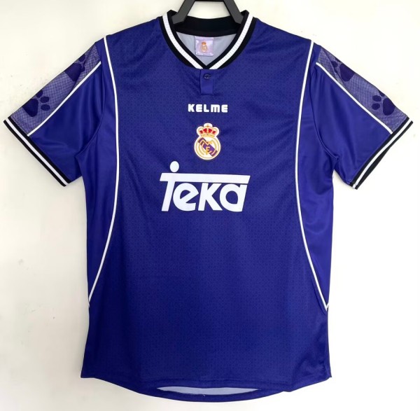 1997-1998 RMA  Away Retro Soccer Jersey