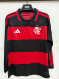 26-27 Flamengo Home Long Sleeve Fans Soccer Jersey (长袖)