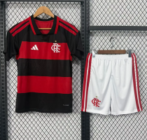 26-27 Flamengo Home Kids Soccer Jersey