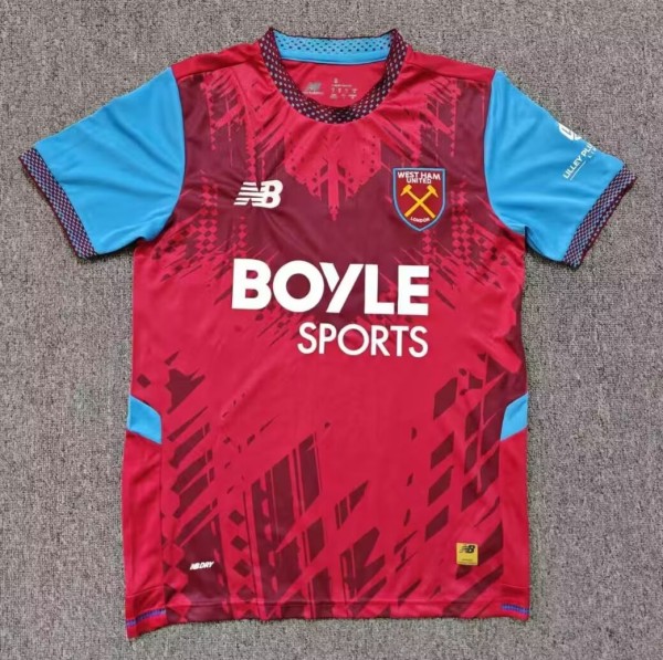 26-27 West Ham Home Fans Soccer Jersey
